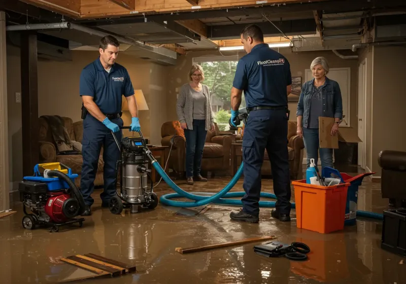 Basement Water Extraction and Removal Techniques process in Easton, CT