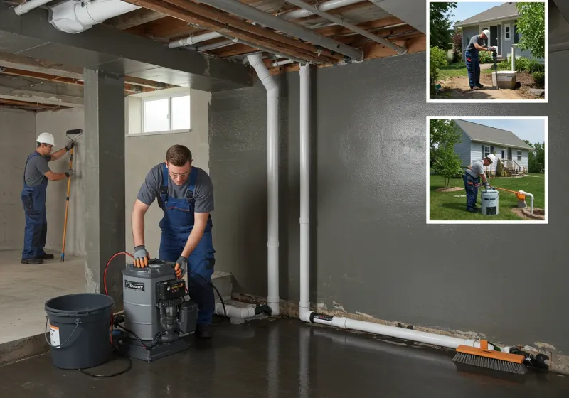 Basement Waterproofing and Flood Prevention process in Easton, CT